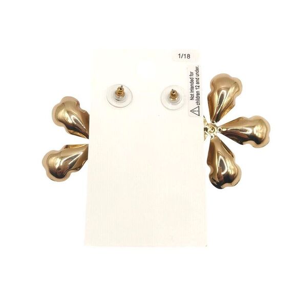 Maximalist Bold Statement Flower Earrings by Express - Picture 5 of 7